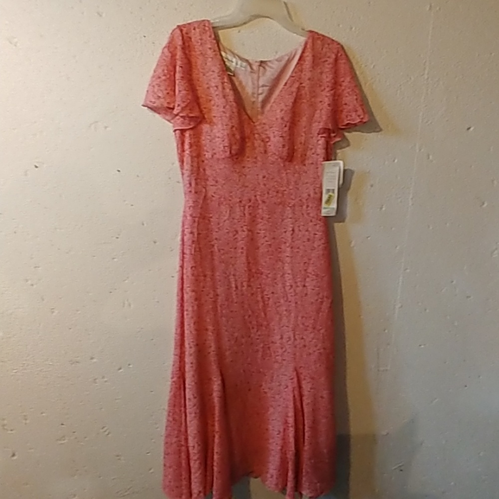 Pink and red maxi